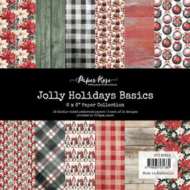 Paper Rose - Jolly Holidays Basics 6x6 Paper Collection 32616
