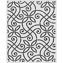STAMPERIA - Cut laser stencil for Art and Craft cm 20X25 - Our Way Artistic Pattern