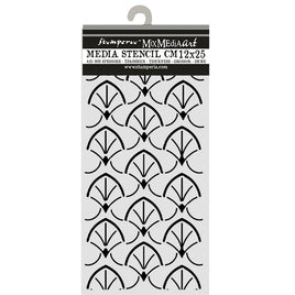 STAMPERIA - Cut laser stencil for Art and Craft cm 12X25 - Oriental Garden borders