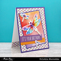 Paper Rose - Rainbow Garden Insects Embossed Die Cuts 31575