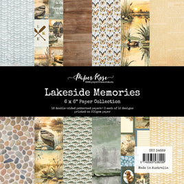 Paper Rose - Lakeside Memories 6"x 6" Paper Collection