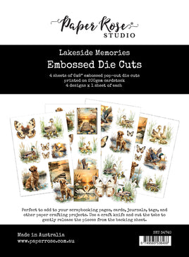 Paper Rose - Lakeside Memories Embossed Die Cuts 34740