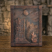 Cosmic Shimmer - Mystical Mountain Scene Silicone Mould