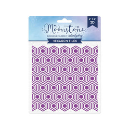 Hunkydory - MOONSTONE EMBOSSING FOLDERS - HEXAGON TILES