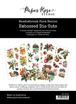 Paper Rose - Meadowbrook Farm Basics Embossed Die Cuts 35082