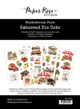 Paper Rose - Meadowbrook Farm Embossed Die Cuts 35064