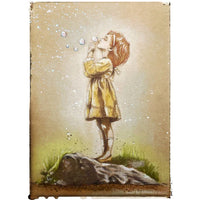 
              Andy Skinner Design - Pre Cut Rubber Stamp Set - Blowing Bubbles
            