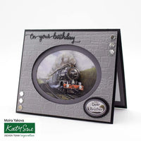 
              Katy Sue - 3D Die Cut Decoupage – Steam Train
            