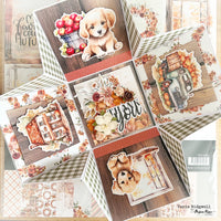 Paper Rose - Autumn Florals Embossed Die Cuts 32955