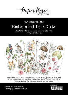 Paper Rose - Outback Friends Embossed Die Cuts 31163
