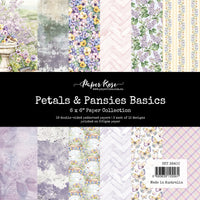 Paper Rose - Petals & Pansies Basics 6x6 Paper Collection 36400