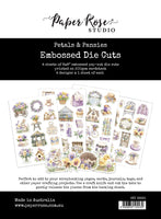 Paper Rose - Petals & Pansies 6x8" Embossed Die Cuts 36391