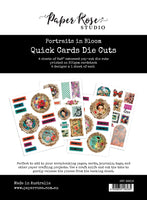 Paper Rose - Portraits in Bloom 6x8" Quick Cards Die Cuts 36616