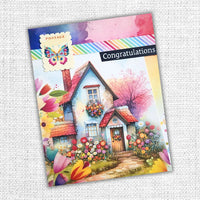 
              Paper Rose - Rainbow Village 6x8" Birds Embossed Die Cuts 35350
            