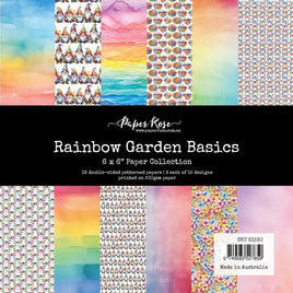 Paper Rose -Rainbow Garden Basics 6x6 Paper