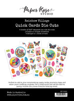
              Paper Roses - Rainbow Village 6x8" Quick Card Die Cuts 35355
            