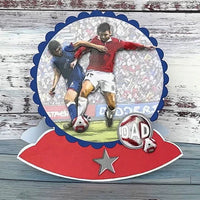 
              Katy Sue - 3D Die Cut Decoupage – Football
            