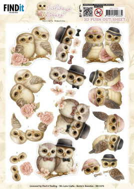 3D Pushout Sheet - Berries Beauties - Owlways Yours - Devotion