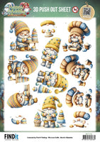 3D Pushout Sheet - Berries Beauties - Happy Gnomes - The Tiny Baker
