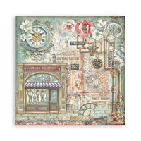 
              STAMPERIA - Scrapbooking Printed Pad for Art and Craft 10 sheets cm 30,5x30,5 (12"x12") - Gardens of Time
            