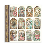 
              STAMPERIA - Scrapbooking Printed Pad for Art and Craft 10 sheets cm 30,5x30,5 (12"x12") - Gardens of Time
            