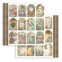
              STAMPERIA - Scrapbooking Printed Pad for Art and Craft 10 sheets cm 30,5x30,5 (12"x12") - Gardens of Time
            