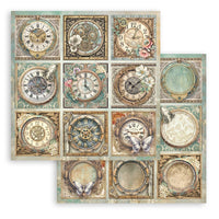 
              STAMPERIA - Scrapbooking Printed Pad for Art and Craft 10 sheets cm 30,5x30,5 (12"x12") - Gardens of Time
            