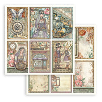 
              STAMPERIA - Scrapbooking Printed Pad for Art and Craft 10 sheets cm 30,5x30,5 (12"x12") - Gardens of Time
            