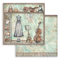 STAMPERIA - 12”x12” (30.5x30.5 cm) Paper Pad 10 double sided printed sheets - Symphony