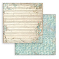 STAMPERIA - 12”x12” (30.5x30.5 cm) Paper Pad 10 double sided printed Backgrounds sheets - Symphony