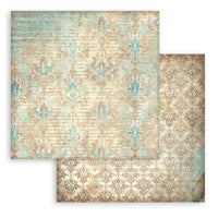 STAMPERIA - 12”x12” (30.5x30.5 cm) Paper Pad 10 double sided printed Backgrounds sheets - Symphony