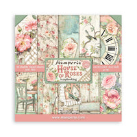
              STAMPERIA - House of Roses - Scrapbooking Small Pad 10 Sheets 203x203mm
            