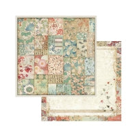 STAMPERIA - 8”x8” (20.3x20.3 cm) Paper Pad 10 double sided printed sheets - Oriental Garden