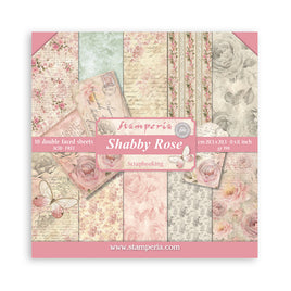 STAMPERIA - Shabby Rose - Scrapbooking pad  - 203x203mm