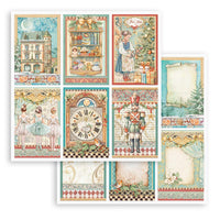 STAMPERIA -8”x8” (20.3x20.3 cm) Paper Pad 10 double sided printed sheets - The Nutcracker