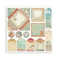 STAMPERIA -8”x8” (20.3x20.3 cm) Paper Pad 10 double sided printed sheets - The Nutcracker