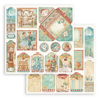 STAMPERIA -8”x8” (20.3x20.3 cm) Paper Pad 10 double sided printed sheets - The Nutcracker
