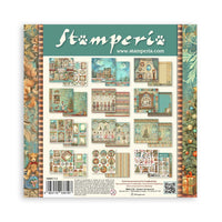 STAMPERIA -8”x8” (20.3x20.3 cm) Paper Pad 10 double sided printed sheets - The Nutcracker