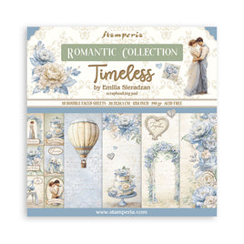 STAMPERIA - Romantic Collection - Scrapbooking pad  - Timeless 203x203mm