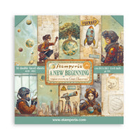 
              STAMPERIA - A New Beginning - Scrapbooking Pad 203X203MM 10 sheets
            