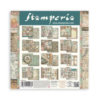 
              STAMPERIA - Scrapbooking Printed Pad for Art and Craft 10 sheets cm 20,3X20,3 (8"X8") - Gardens of Time
            