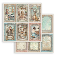 STAMPERIA - 8”x8” (20.3x20.3 cm) Paper Pad 10 double sided printed sheets - Symphony