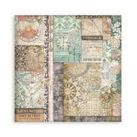 
              STAMPERIA - Scrapbooking Printed Pad for Art and Craft 22 sheets cm 20,3X20,3 (8"X8") Single Face Gardens of Tim
            
