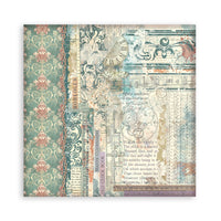 
              STAMPERIA - Scrapbooking Printed Pad for Art and Craft 22 sheets cm 20,3X20,3 (8"X8") Single Face Gardens of Tim
            