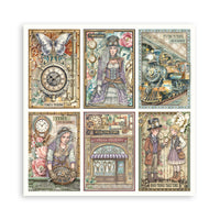
              STAMPERIA - Scrapbooking Printed Pad for Art and Craft 22 sheets cm 20,3X20,3 (8"X8") Single Face Gardens of Tim
            