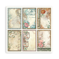 
              STAMPERIA - Scrapbooking Printed Pad for Art and Craft 22 sheets cm 20,3X20,3 (8"X8") Single Face Gardens of Tim
            