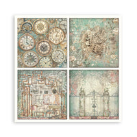 
              STAMPERIA - Scrapbooking Printed Pad for Art and Craft 22 sheets cm 20,3X20,3 (8"X8") Single Face Gardens of Tim
            
