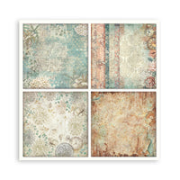 
              STAMPERIA - Scrapbooking Printed Pad for Art and Craft 22 sheets cm 20,3X20,3 (8"X8") Single Face Gardens of Tim
            