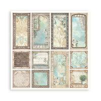 STAMPERIA - 8”x8” (20.3x20.3 cm) Paper Pad 22 single sided printed paper sheets - Symphony
