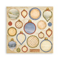 STAMPERIA - 8”x8” (20.3x20.3 cm) Paper Pad 22 single sided printed paper sheets - Silent Night